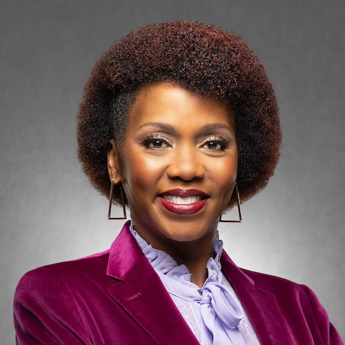 Smiling photo of Quita Highsmith, Vice President, Chief Diversity Officer, Genentech